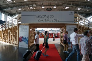 ISPO Bike 2013 tesztpálya bejárata
